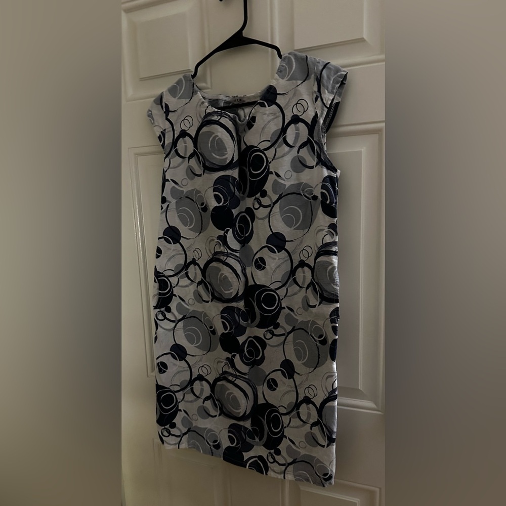 Stylish Gray and Black Women's Dress